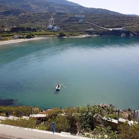Studio At Kardiani 60 M Away From The Beach With Sea View Furnished Terrace And Wifi Appartement